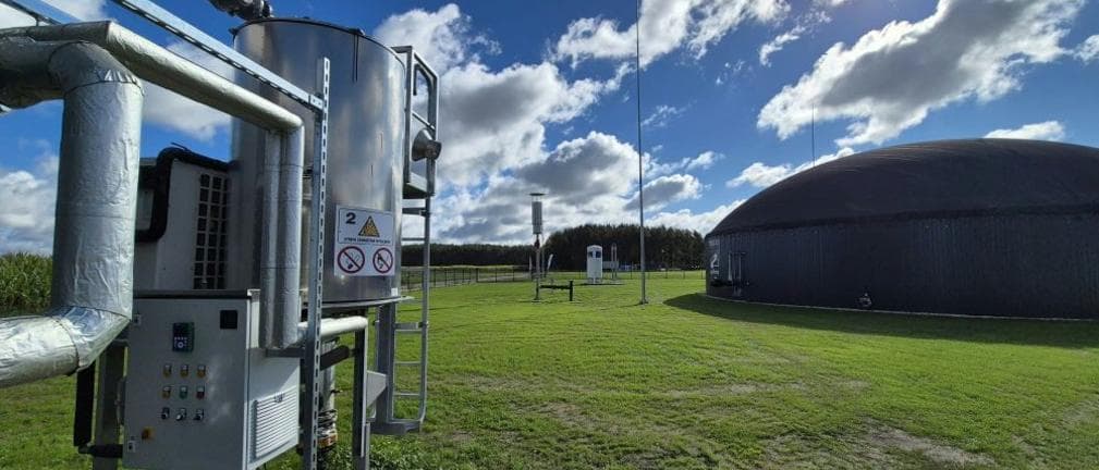 Pierwsza w Polsce rolnicza biometanownia zasila sieć gazową PSG