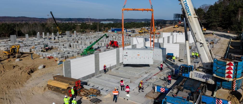 Na budowę Magazynu Energii Żarnowiec dotarły kluczowe komponenty