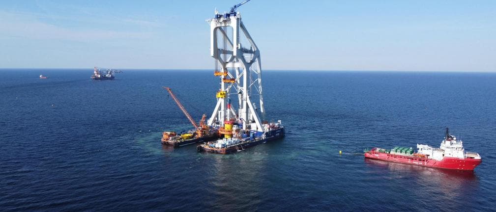 PGE i Ørsted rozpoczynają instalację fundamentów morskiej farmy wiatrowej Baltica 2