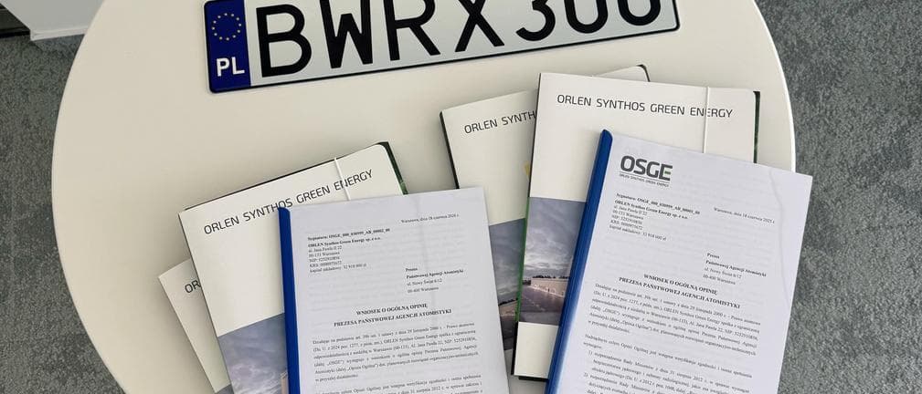 OSGE składa wnioski o Opinię Ogólną do Państwowej Agencji Atomistyki