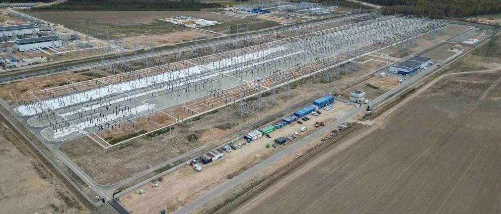 Co się dzieje na budowie stacji 400 kV Choczewo (maj-czerwiec 2026)