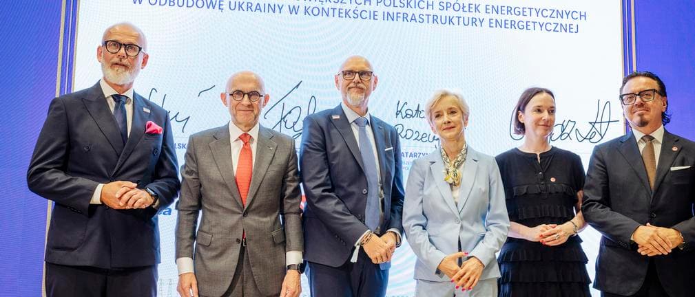 Największe spółki energetyczne podpisały list intencyjny dotyczący współpracy przy odbudowie Ukrainy